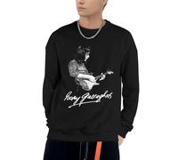 Jeninlahnin Rory Singer Gallagher Sweartshirt hoodie Women’s men Graphic Print Sweatshirt Loose Long Sleeve Round Neck Casual Pullover tops X-Large