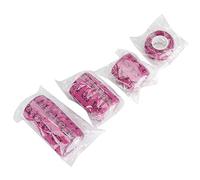 Jenivaint Pet Self-Adhesive Bandage, 4 Counts Breathable Elastic Wrap for | Cohesive Cloth Material, Water-resistant, No Hair or Skin Sticking, Easy Tear, 4 Sizes (S/M/L/XL) for Small Pets