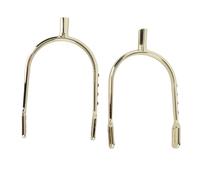 Jenivaint Spurs for Women, Chrome Plated Zinc Alloy Narrow Equestrian Spur | For Riding Boots, Lightweight 150g, Silver and Gold Options, 5.11 Inch Length