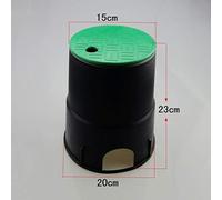 Jenivaint Underground Valve Box Cover Protects Water Valve and Nozzle | ABS plastic valve box cover for irrigation systems Protects water valve and nozzle Durable ABS construction