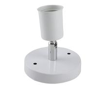 Jenivaint Vintage Ceiling Light Socket, E27 Bulb Holder 180° Rotatable | Ceramic & Iron Material, Adjustable Light Direction, Easy Wall Mount with Screws, Suitable for Home or Office Decoration