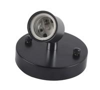Jenivaint Vintage Ceiling Light Socket, E27 Bulb Holder 180° Rotatable | Ceramic & Iron Material, Adjustable Light Direction, Easy Wall Mount with Screws, Suitable for Home or Office Decoration
