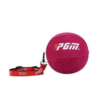 JENKEM Improve Your Golf Swing with Adjustable PVC Golf Swing Trainer Ball (Red)