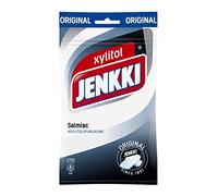 Jenkki Original Salmiac - Salmiak - Salty Liquorice - Salmiakki - Xylitol - Chewing Gum - Bag 100g
