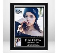 Jenna Ortega Signed Autograph Photo Print Poster Mounted Wall Art (10x12) Actor Artwork for Home & Office Decor Gift