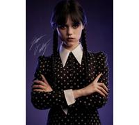 Jenna Ortega - Wednesday Autographed Signed A4 Photo Print 1