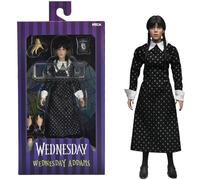 Jenna Ortega Wednesday Mercoledi Addams Family Classic Dress Action Figure Neca