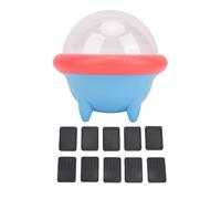 Jenngaoo 10-Slot Game Card Holder, Portable Storage Organiser for Handheld Consoles, Protective Case with Anti-Scratch Design (Red Blue)