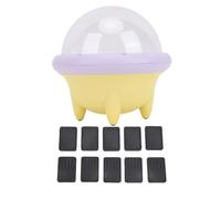 Jenngaoo 10-Slot Game Card Holder, Portable Storage Organiser for Handheld Consoles, Protective Case with Anti-Scratch Design (Purple Yellow)