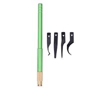 Jenngaoo BGA Chip Repair Blade Set IC Thin CPU Remover Tool, Circuit Board Motherboard Repair Alloy Steel Sheet for Electronics Component Removal and Maintenance (Green)