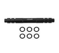 Jenngaoo Bicycle Wheel Fork Axle, 12mm to 9mm Thru Axle Hub Adapter Bicycle Thru Axle Hub Aluminium Alloy Hub Adapter Axle for Mountain Road Cycle Accessories (100MM)