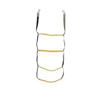 Jenngaoo Boat Rope Ladder 4 Steps, Portable Foldable Marine Rope Ladder for Inflatable Boat Kayak Motorboat Nylon