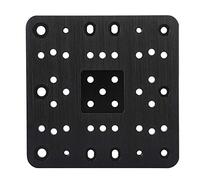 Jenngaoo CNC Gantry Plate, Aluminum Build Plate Mounting Board with Pre Installed Screw Holes Compatible with 3D Printer C Beam Linear Actuators