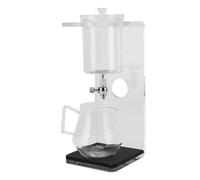 Jenngaoo Cold Brew Tea Dripper, Multifunctional Glass Drip Tower with Built-in Filter for Blossom Green Tea, High Borosilicate Glass Acrylic Stainless Steel Cold Brew Maker for Hom