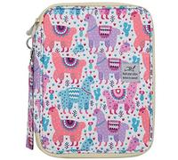 Jenngaoo Colored Pencil Case, Stationery Storage Bag Sketch Painting Pencil Case Water Proof Pencils Holder for Colored Pencils & Gel Pen (Colorful Alpaca)