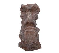 Jenngaoo Desktop Eyeglass Holder, Easter Island Stone Statue Design Synthetic Resin Glasses Display Stand for Home Office Decor, Suitable for Reading Glasses and Sunglasses