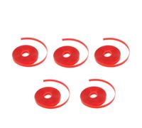 Jenngaoo Double Sided Tape Press On Nails, Strong Sticky Removable Adhesive Mounting Tape 15mm Width 5 Rolls for Nail Art Packaging Salon Home Use