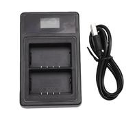 Jenngaoo Dual Battery Fast Charger Fit for VB26 VB26B VB30 Camera Flash | Smart Chip Provides Protection Against Over Voltage Over Current And Over Temperature