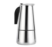 Jenngaoo Espresso Coffee Maker, 2/4/6/9 Cups Portable Stainless Steel Moka Pot Italian Espresso Coffee Shot Maker for Gas, Stovetop and Induction Cookers(9 Cups - 450ml)
