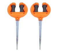 Jenngaoo Garden Hose Guide, ABS Hose Support Stake Holder Roller, 27x12cm 280g Weather Resistant, for Yard Lawn Plant Protection Gardening Watering