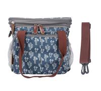 Jenngaoo Insulated Grocery Bag, Multifunctional Thermal Storage Lunch Bag with Shoulder Strap, Polyester Aluminum Foil Baby Stroller Carrier for Outdoor, Travel, School,