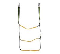 Jenngaoo Marine Rope Ladder Foldable 3 Steps Nylon Boat Ladder with Luminous Non Slip Steps for Inflatable Boat Kayak Canoe Motorboat Watercraft