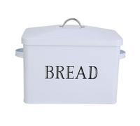 Jenngaoo Metal Bread Box, Large Metal Bread Box Metal Bread Bin Farmhouse Style Bread Bin Vintage Bread Box Containe Rectangular Bread Bin For Kitchen Countertop