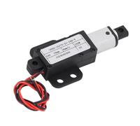 Jenngaoo Mini Electric Linear Actuator with Limit Switch, 15mm Stroke 150N Thrust 4mm/s Speed Aluminum ABS Plastic Actuator for Industrial Agricultural Ventilation Systems Machiner