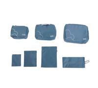 Jenngaoo Packing Cubes for Travel, 7 Piece Set with 3 Garment Bags 3 Accessory Pouches and Shoe Bag, Tear Proof Water Resistant Polyester Luggage Organizer Bags for Suitcase Packin (OD Green)