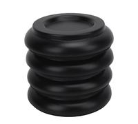 Jenngaoo Piano Caster Cup Pad, Solid Wood Base with Foam Non-Slip Noise Reduction Universal Upright Piano Floor Protector for Anti Damage and Movement Prevention (Black)