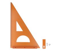Jenngaoo Positioning Triangular Ruler for Woodworking Carpenter, 90 Degree Square Engineering Plastics High Accuracy Engraved Scale with Screw Nut Slider for Carpentry Engine
