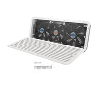 Jenngaoo RV Refrigerator Fan, 12V Quiet Triple Exhaust Fan with Protective Mesh, ABS RV Side Ventilation Cooling Fan for Motorhome Yacht Boat