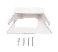 Jenngaoo Satellite Router Mount, ABS Wall Mount Bracket Holder for V2 Mesh Router with Cable Management Multi Functional Stable Design for Home Office Tabletop Installation