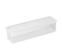 Jenngaoo Spaghetti Container Pasta Noodle Organizer Box, Clear Rectangle Leakage Proof Food Storage Container with Tight Seal for Fridge Kitchen Pantry Organizing, PP Material 120g