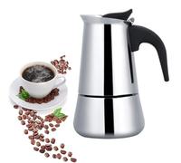Jenngaoo Stovetop Espresso Coffee Maker, 2, 4, 6,10 Cups Stainless Steel Classic Cafe Maker, Moka Pot Portable Espresso Maker Mocha Pot Italian Espresso Shot Maker(450ML)
