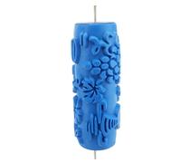 Jenngaoo Texture Roller Tool, Reusable Rubber Sleeve for Decorative Art Painting, Washable Multifunctional Pattern Roller for Walls Furniture Fabric Curtains, Compatible with 12.7c (102Y)