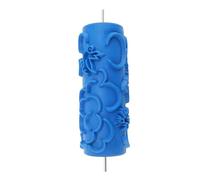 Jenngaoo Texture Roller Tool, Reusable Rubber Sleeve for Decorative Art Painting, Washable Multifunctional Pattern Roller for Walls Furniture Fabric Curtains, Compatible with 12.7c (101Y)