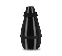 Jenngaoo Trumpet Mute ABS Silencer Lightweight with Vent Hole Reduces Volume for Beginners, Sound Control Practice Mute Compact Design ABS Plastic Material Sponge Padding for Daily