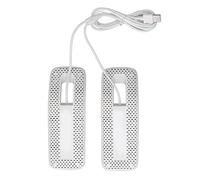 Jenngaoo USB Electric Shoe Dryer Deodorizer, Balanced Heating Fast Drying Portable Shoe Warmer for Boots Gloves Socks Storage, Compact Travel Design with Aromatherapy Option White