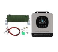 Jenngaoo Wind Solar Hybrid Charge Controller, 1200W Wind Turbine 800W Solar Panel MPPT Charging Regulator for Home Boat Street Lighting 12V 24V 48V Battery
