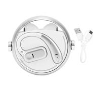 Jenngaoo Wireless Earbuds 2 Pairs, Bluetooth 5.3 Touch Control Noise Cancelling IPX5 Water Proof 140H Playback Dual Channel Wireless Earphones with Earhook for Work Exercise Sports (White)