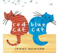 Jenni Desmond Red Cat, Blue Cat Paperback Book Jenni Desmond Multicolor