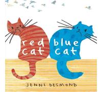 Jenni Desmond Red Cat, Blue Cat Paperback Book Jenni Desmond Multicolor