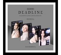 (JENNIE.) BLACKPINK [DEADLINE] 3rd Mini Album SILVER Ver Book+Photo+Poster+3 Card+GIFT K-POP