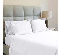 Jennifer Adams Essentials Full Size Sheet Set 4 Piece, Microfiber Full Bed Sheets Set - Breathable, Wrinkle & Fade Resistant - Deep Pockets up to 16” for Full Size Bed(White, Full)