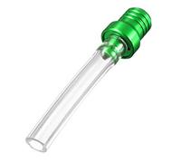 JenNiFer Anti Reverse Gas Fuel Petrol Tank Cap Valve Vent Breather Pipe ATV Pit Dirt Bike - Green