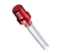 JenNiFer Anti Reverse Gas Fuel Petrol Tank Cap Valve Vent Breather Pipe ATV Pit Dirt Bike - Red