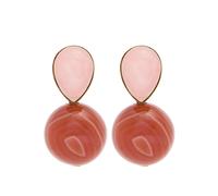 Jennifer Behr Allison 18kt Gold-plated Drop Earrings - Pink - One Size