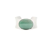 Jennifer Behr Johanna Rhodium-plated Cuff - Dark Green - One Size