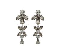 Jennifer Behr Liss Crystal-embellished Drop Earrings - Black - One Size
